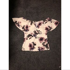 Floral Off-Shoulder Blouse